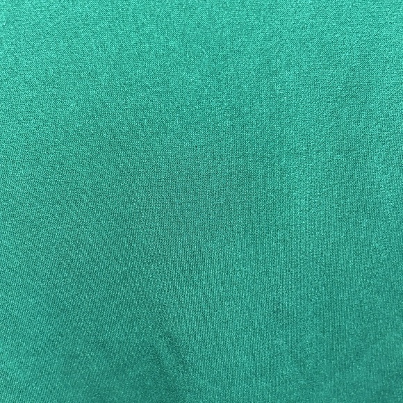 Ellen Tracy green gold zipper 3/4th sleeve blouse top for women - Picture 3 of 9